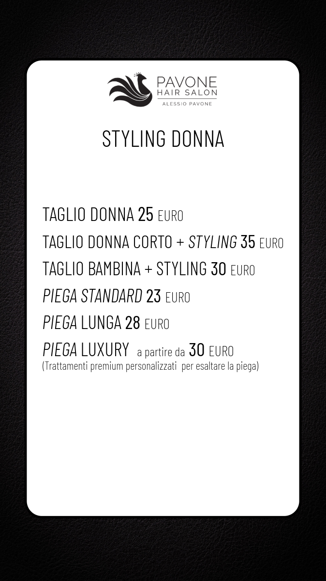 Listino prezzi - pagina 2