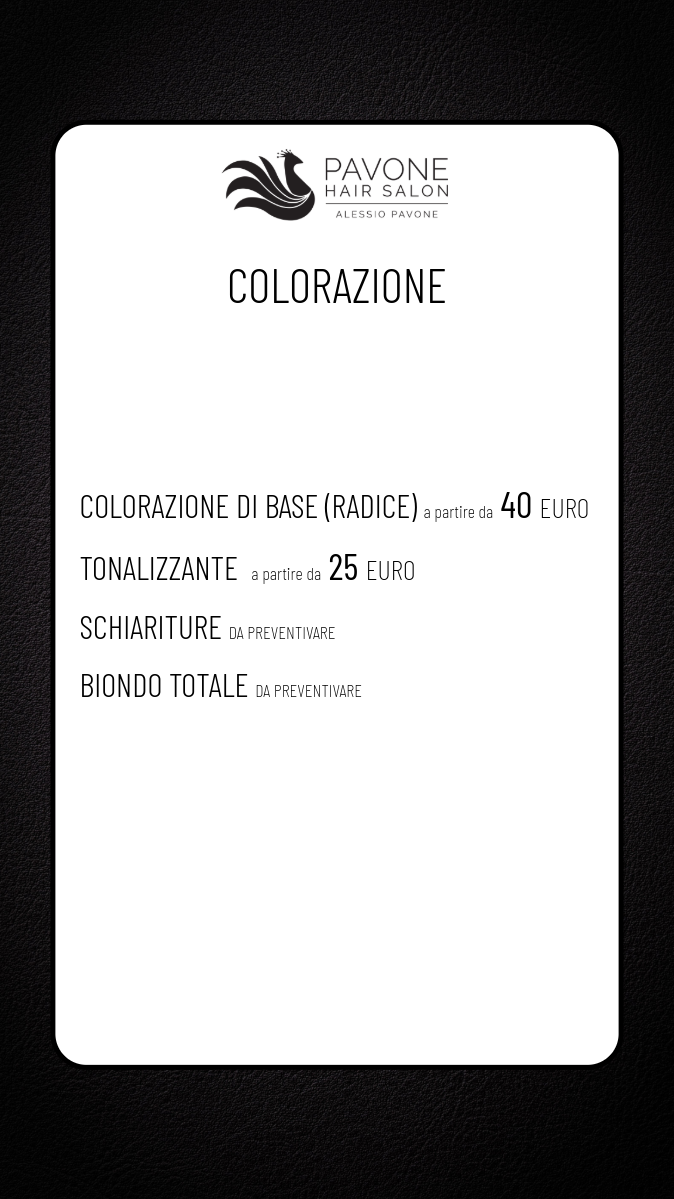 Listino prezzi - pagina 6